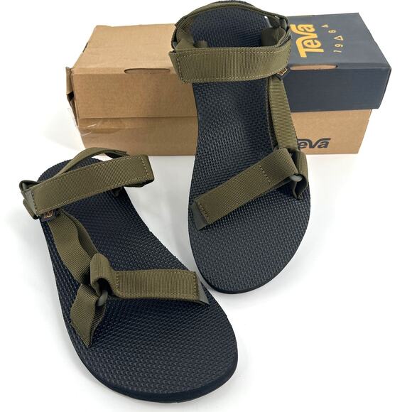 Teva Men's Dark Olive Original Universal Sandals Size 11 - Picture 4 of 9